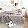 MISSMAO Trapuntino Copriletto Matrimoniale Singolo Reversibile Coperta Primaverile Estivo Copriletto Trapuntato Coperta Letto Leggera per Camera Da Letto Grigio 150X200cm