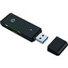 Conceptronic BIAN02B Lector de Tarjetas SD USB 3.0 Negro