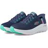 Skechers Sneaker da Donna Hands Free Slip-in Arch Fit 2.0-Easy Chic, Nvtq Navy Turquiose, 35 EU