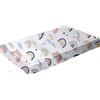 Aisawate Lenzuola con angoli per lettino, 100% cotone, 140 x 70 cm, adatte per lettino da viaggio Hauck Sleep N Play, Dream N Play, cotone ultra morbido e traspirante, stampa arcobaleno per bambina