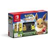 Nintendo Switch Picachu & Eevee edition + Pokémon: Let's Go, Eevee! + Poké Ball Plus - Limited