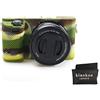 kinokoo Custodia protettiva in silicone su misura per SONY A6400 A6300 (camuffare)