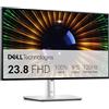 Dell U2424H UltraSharp 24 Full HD (1920x1080) Monitor, 120Hz, IPS, 5ms, 100% sRGB, 2x USB-C, 2x DisplayPort, HDMI, 3x USB, 3 Anni di Garanzia, Argento