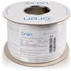 Oren Kablo Oren - Cavo Ethernet CAT6 da 200 m, sottile, 23 AWG, larghezza di banda 250 MHz, UTP, senza alogeni, non corrosivo, cavo Ethernet Gigabit ad alta velocità