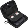 Lacdo Trasportare Custodia Rigida Protettivo Caso Borsa per Toshiba Canvio Basics/Canvio Advance/Canvio Ready/WD Elements/Seagate Expansion 1TB 2TB 3TB 4TB 5TB Antiurto Impermeabile, Nero+Nero