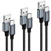 aceyoon Cavo USB C [3 Pezzi 50 cm +30 cm + 1m] Cavo USB Type-C 2.0 Rapida Ricarica & Trasmissione Dati Cavetto USB C Cavo USB Tipo C per Huawei Mate 20/10, P10/P20/P30