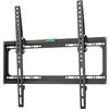 ONKRON Staffa Televisore da 26 a 55 pollici - Supporto TV da Parete Universale con Carico fino a 45 kg - Staffa Porta TV da Muro con VESA 75x75 - VESA 400x400 mm/Gancio TV Muro Inclinabile TME-44B Nero