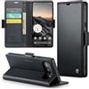 Rerzoiro Cover per Google Pixel 9A Custodia Portafoglio [Blocco RFID] Premium Pelle PU Wallet Case Flip Libro con Porta Carte Slot Supporto Flip Case per Google Pixel 9A, Nero