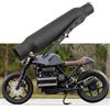 Riloer Terminale Scarico Moto Tubo,Silenziatore Di Scarico Universale Moto, Adattatore Tubo Di Scarico Compatibile Con Harley,Moto Da Cross, Scooter,Racing Dirt Street Bike(38 Mm/1.50in)