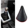 Adunsiaoto Universale Manopola Cambio Automatico, Coperchio Leva Cambio Auto, Copri Pomello Cambios, Auto Cambios Boot Leva Manopola Copertura, Cuffia Leva Cambio Accessorio Compatibile(Nero)