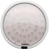 Riloer 12V 9W auto LED luce interna del tetto, illuminazione bianca ultra sottile cromo faretto luce rotonda di lettura, universale per furgoni auto rimorchi caravan camion