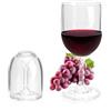 HENGBIRD Bicchieri da vino in plastica, da campeggio, creativi, pieghevoli, in plastica, 200 ml, possono contenere vino, per viaggi, campeggio, attività all'aperto, picnic