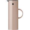 Stelton Thermos EM77 - Caraffa termica a doppia parete per bevande calde/fredde, teiera per tè e caffè con inserto in vetro, chiusura magnetica, tappo a vite, design vintage, 1 litro, Heather