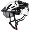 Joellfuner Casco Bici Uomo Donna, Casco MTB con Occhiali Magnetici e Visiera Rimovibile, Cascos Bicicletta Leggeri Traspirante, per Biciclette, Monopattini Elettrici Adulti, Certificato CE, 57-62cm
