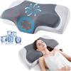 YunNasi Cuscino Cervicale, Ergonomico Cuscino in Memory Foam