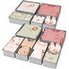 DIMJ Organizer per Cassetti Organizer per Armadio, Divisori per Cassetti Separatori per Cassetti Organizzatore Cassetti, per Calze, Biancheria Intima, 12 Pezzi, Traccia di formiche - grigio