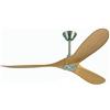 ZYGPH Ventilatori da soffitto senza luci, ventilatore da soffitto con motore CC da 132 cm con telecomando, 3 pale color rovere, con telecomando, ventilatore da soffitto reversibile, silenzioso, adatto per