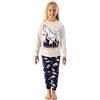Harry Potter Pigiama Girls Hedwig T-Shirt Manica Lunga Pantaloni in Pile PJ Set 13-14 Anni