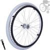 Generic Ruote per Carrozzina Disabili Posteriore 20/22/24 Pollici Pneumatici Antiscivolo per Sedia a Rotelle Apertura 1.2cm Larghezza Asse 5.5cm per Sedie a Rotelle Disabili(20 * 13/8 Gray)