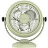 Cecotec - Ventilatore da Tavolo EnergySilence 800 RetroDesk Green, potenza 20W, 8 pollici, inclinazione regolabile, 3 pale aerodinamiche, 2 velocità, base robusta e stabile
