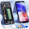 ARSSLY Schermo LCD per Samsung Galaxy S8 Incell Display per Samsung S8 G950F SM-G950F Touch Screen Digitizer Assembly Riparazione Kit (Nero Con Cornice)