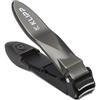 KLIPP Tagliaunghie da uomo con collettore - con leva ergonomica per mantenere le unghie impeccabilmente curate, con custodia a chiusura lampo
