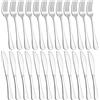 Joeczo Set da 24 coltelli e forchette, Joeczo Posate in acciaio inossidabile per 12 persone, Set completo di 12 forchette e 12 coltelli, Lavabile in lavastoviglie, Set di posate per casa/ristorante