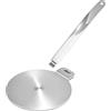 QWORK® piastra per induzione adattatore, Acciaio inossidabile, 13CM, Per piano cottura a induzione, Fornello a gas