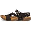 Art unisex. [109997010003_001] Sandali in pelle 0999 I Breathe nero, Basso, Fibbia, Casual