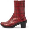 Art per donna. [11457F1X2003_ESP] Stivali 1457F rossi, Rosso, Tessuto, 5 a 8cm, Cerniera, Casual