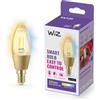 WiZ Lampadina Smart WiFi, Luce Bianca da Calda a Fredda Dimmerabile, Filamento Ambrata, E14, 5W, Tecnologia SpaceSense, Controllo Vocale (Alexa, Apple HomeKit, Google Home)