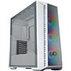 Cooler Master MasterBox 520 Mesh PC Case - ATX Mid-Tower, Con 3 Ventole, Configurazioni Multi Flusso d'Aria, Pannello Frontale in Rete, Pannello Laterale TG, Controller ARGB Incluso - Bianco