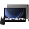 Samsung Galaxy Tab S9 FE, Caricatore incluso, Display 10.9 TFT LCD PLS, Wi-Fi, RAM 6GB, 128GB, 8.000 mAh, Exynos 1380, Android 13, IP68, Gray, [Versione italiana] 2023