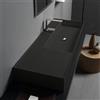 Scarabeo Teorema 2.0 lavabo sospeso, 512249BK, Teorema 2.0 nero opaco [Lavabi > Lavabi Sospesi]