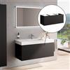 neoro n50 stripes mobile La: 120 cm con 1 scomparto estraibile, BN0494BBM, n50 [Mobili da Bagno > Mobili Lavabo]