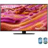 Samsung Smart TV 50 Pollici Risoluzione 4K Ultra HD Display Neo QLED Sistema Tizen colore Nero - QE50QN90FA