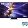 Samsung Smart TV 55 Pollici 4K Ultra HD Display OLED Sistema Tizen Processore NQ4 AI Gen3 Classe G colore Nero - QE55S90FAEXZT
