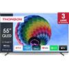 Thomson Smart TV 55 Pollici Risoluzione 4K Ultra HD Display QLED Sistema Google TV colore Nero - 55QG4S14