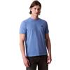 Calvin Klein Uomo T-Shirt Maniche Corte Badge Jersey Classic Tee in Cotone, Blu (Dull Nile Blue), L