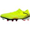 PUMA Future 8 Match Low FG/AG, Scarpe da Calcio Unisex-Adulto, Yellow Alert Black-Sun Struck, 41 EU