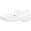 Tommy Hilfiger Donna Sneakers Running Knit Profilo Basso, Bianco (White), 41