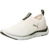 PUMA Softride Remi Slip-on Knit Wn's, Scarpe per Jogging su Strada Donna, Bianco Caldo Scuro Loden Lux Army, 37.5 EU
