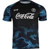 SSC Napoli Maglia Allenamento Blu, EA7 Prodotto Ufficiale, Maglia Calcio Adulto 2024/2025 - S