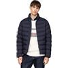 Tommy Hilfiger Uomo Giacca Trapuntata Mid Weight Stand Collar Jacket senza Cappuccio, Blu (Desert Sky), XXL