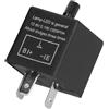 CGEAMDY Relè Indicatore LED Elettronico, Lampeggiatore Regolabile 12V 3 Pin, Auto Moto (CF13)