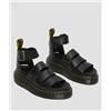 DR. MARTENS Dr.Martens Sandali Clarissa II Quad Milled Nappa Neri Donna