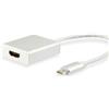 Velocraze Cavo adattatore - Type-C a HDMI 4K Femmina, 0,15 m, fornisce trasferimento ad alta definizione, compatibile con dispositivi USB-C.