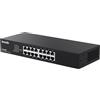 Tenda Switch Ethernet 16 Porte Gigabit TEG1016D, Switch 16 Porte RJ45 10/100/1000 Mbps, Hub Ethernet, Switch Gigabit per Ufficio, Montaggio Desktop o Rack, Plug & Play, Struttura in Acciaio