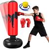 Ninonly Sacco da Boxe per Bambini 160cm con Guantoni e Pompa Punching Ball Bambini Perfetto per Allenamento a Casa, All'Aperto, Sacco Boxe da Terra Bambini Ideale per Bambini dai 3 ai 12 Anni