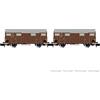 Arnold HN6574 Arnold FS, set di 2 carri chiusi a 2 assi Gs, ep. IV - Scala N 1/160